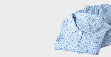 pijamas azuis
